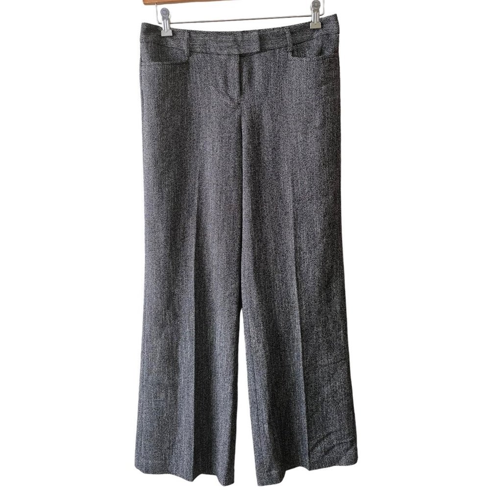NWT Express The Editor Herringbone Flared Leg Workwear Pants